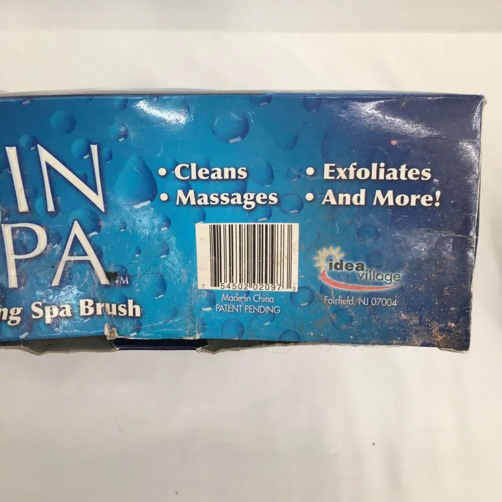 Spin Spa Spinning Spa Body Brush w/5 Attachments -As Seen on TV